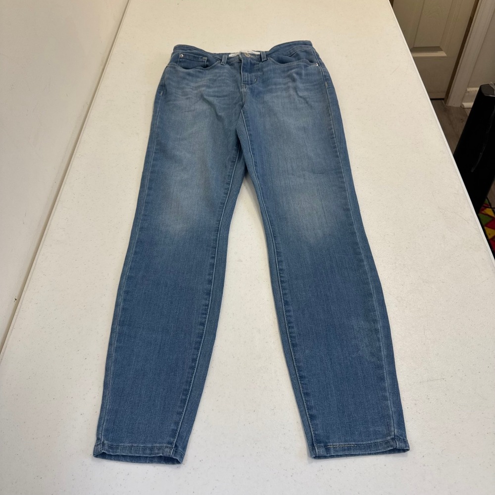 Signature by Levi Strauss Mens Mid Rise Skinny Jeans Medium Wash Blue W27 L30 4M